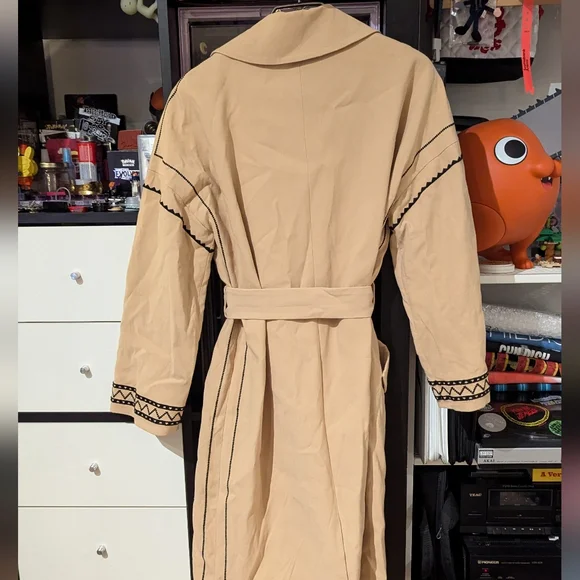 SCOTCH & SODA SS 2018 PARADISE SOCIAL TRENCH COAT US XS - Picture 2 of 4